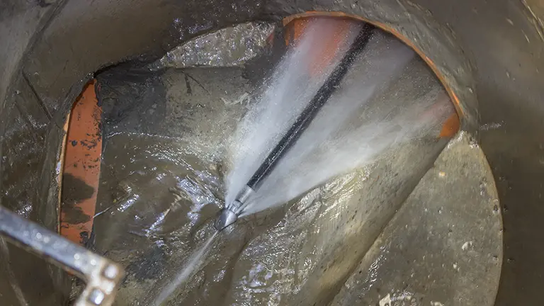 Cleaning drainage system